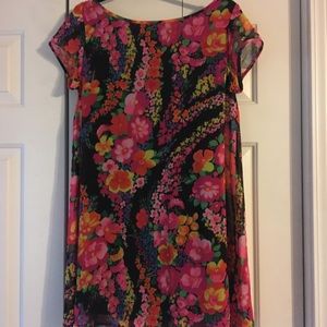 Floral Mumu Mini Dress